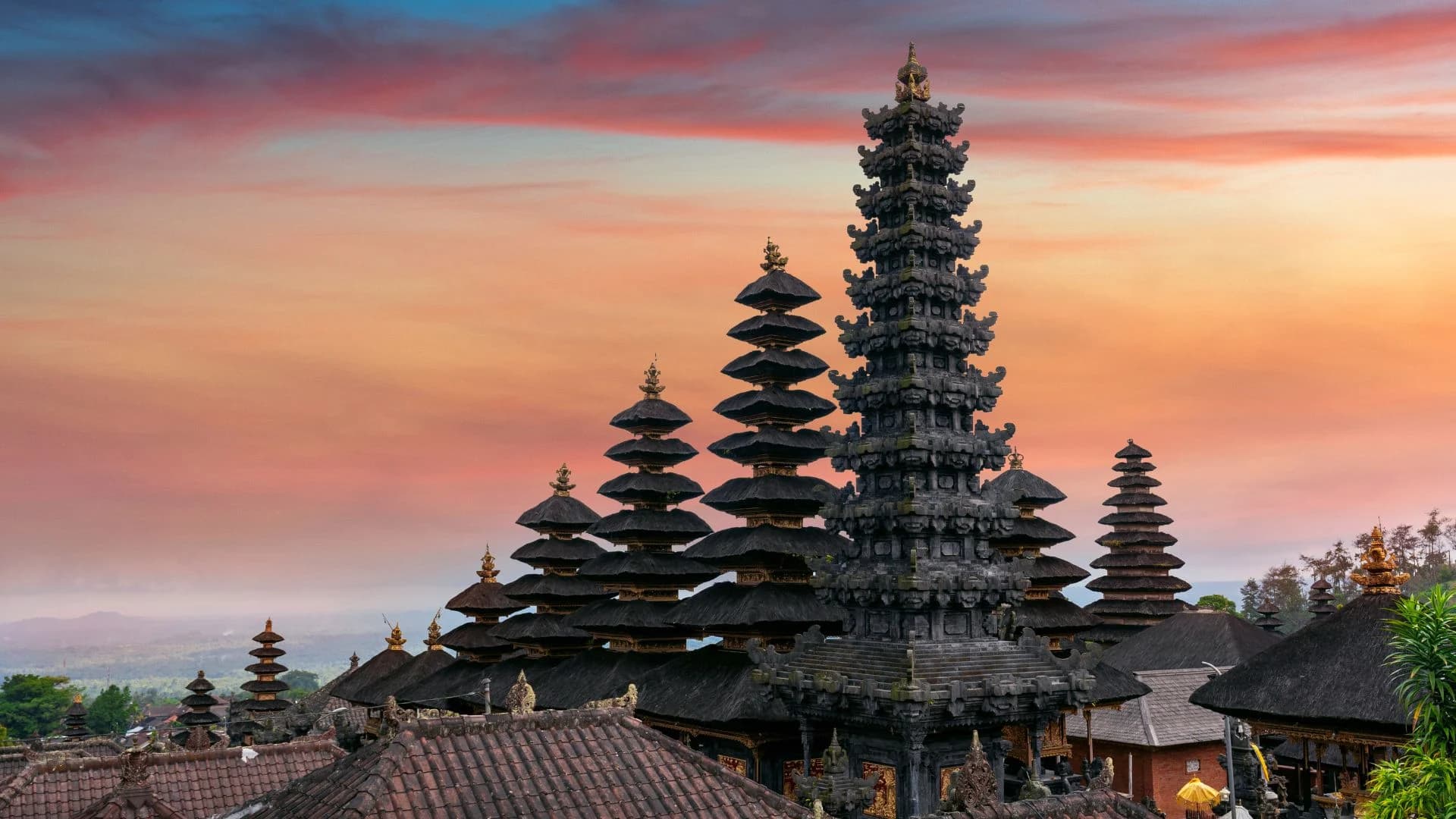 Besakih temple in Bali - Indonesia