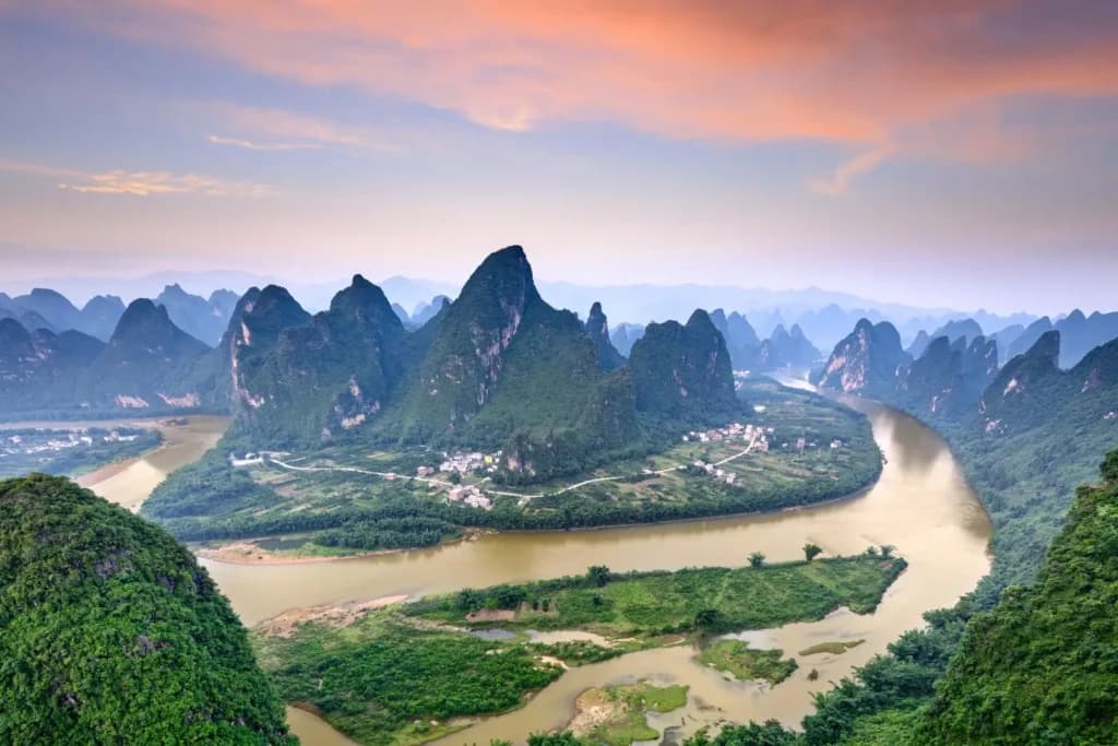 Karst mountains, Guilin, China