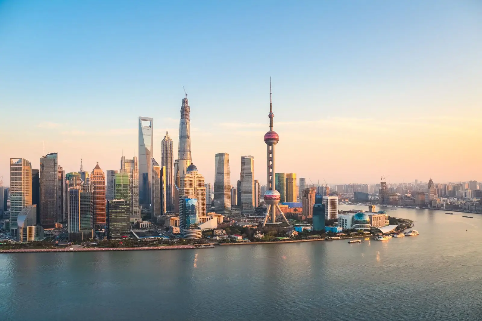 Shanghai skyline, China
