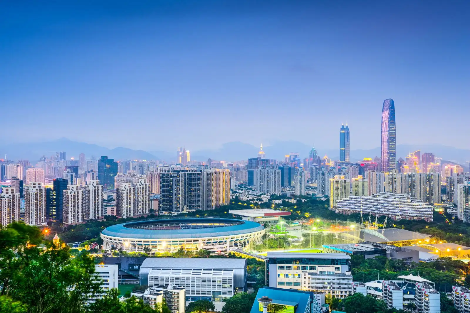 Shenzhen cityscape, China
