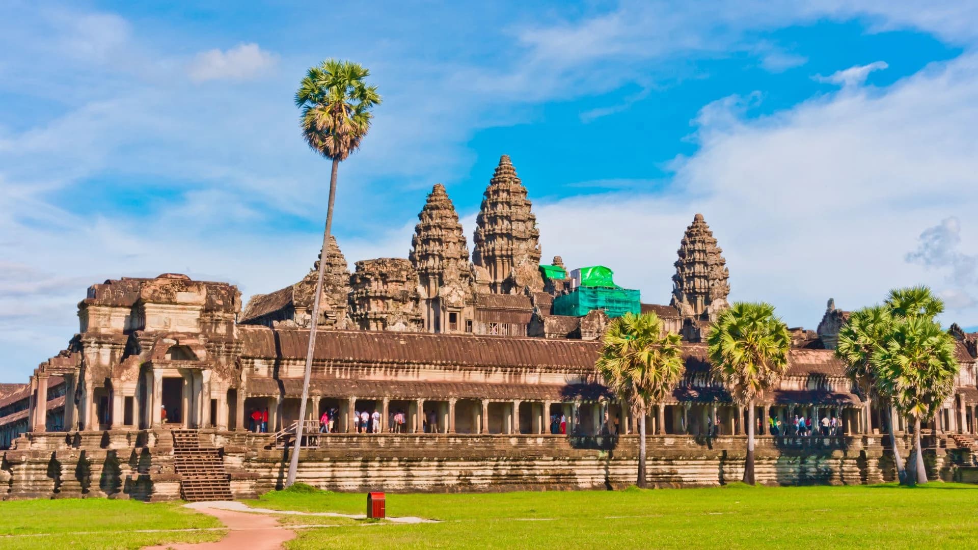 Angkor Wat on a sunny day, Cambodia