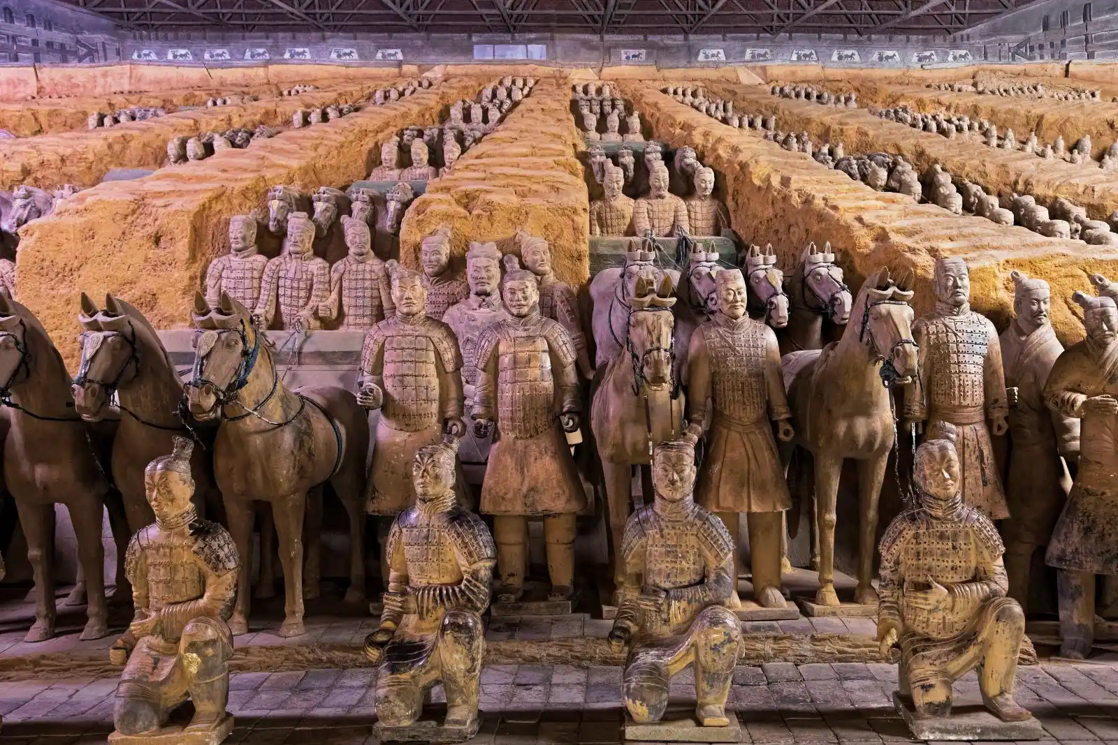 Terracotta Warriors, Mausoleum of Emperor Qin Shi Huang, Xi'an, China
