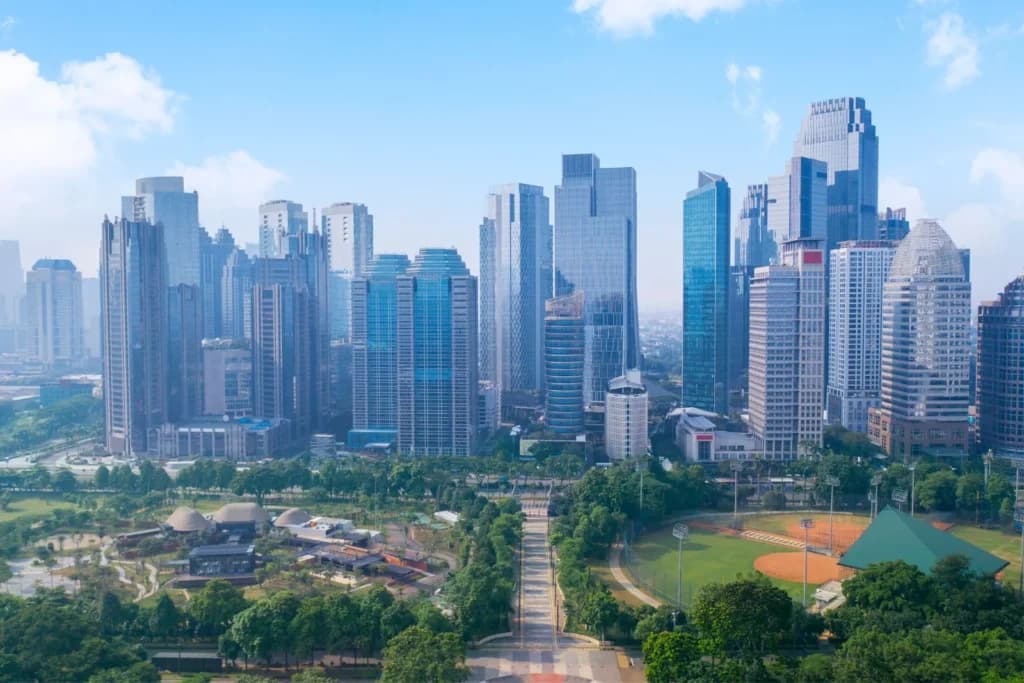 Jakarta skyline, Indonesia