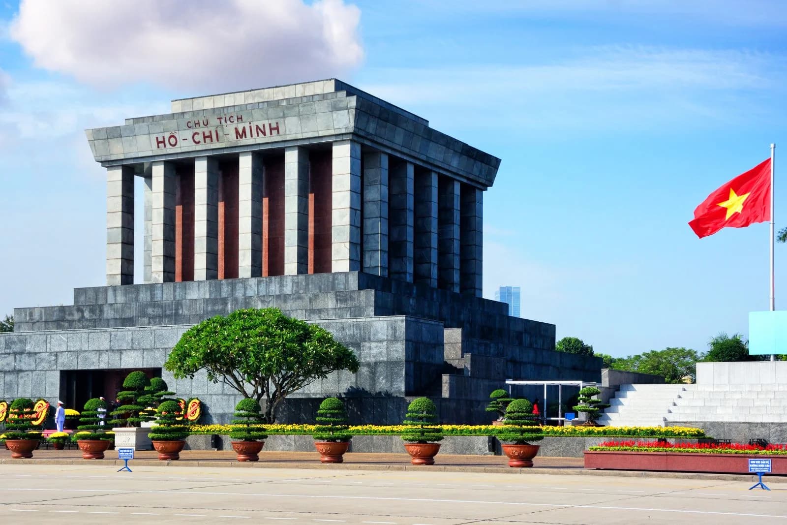 Ho Chi Minh Mausoleum in Hanoi, Vietnam