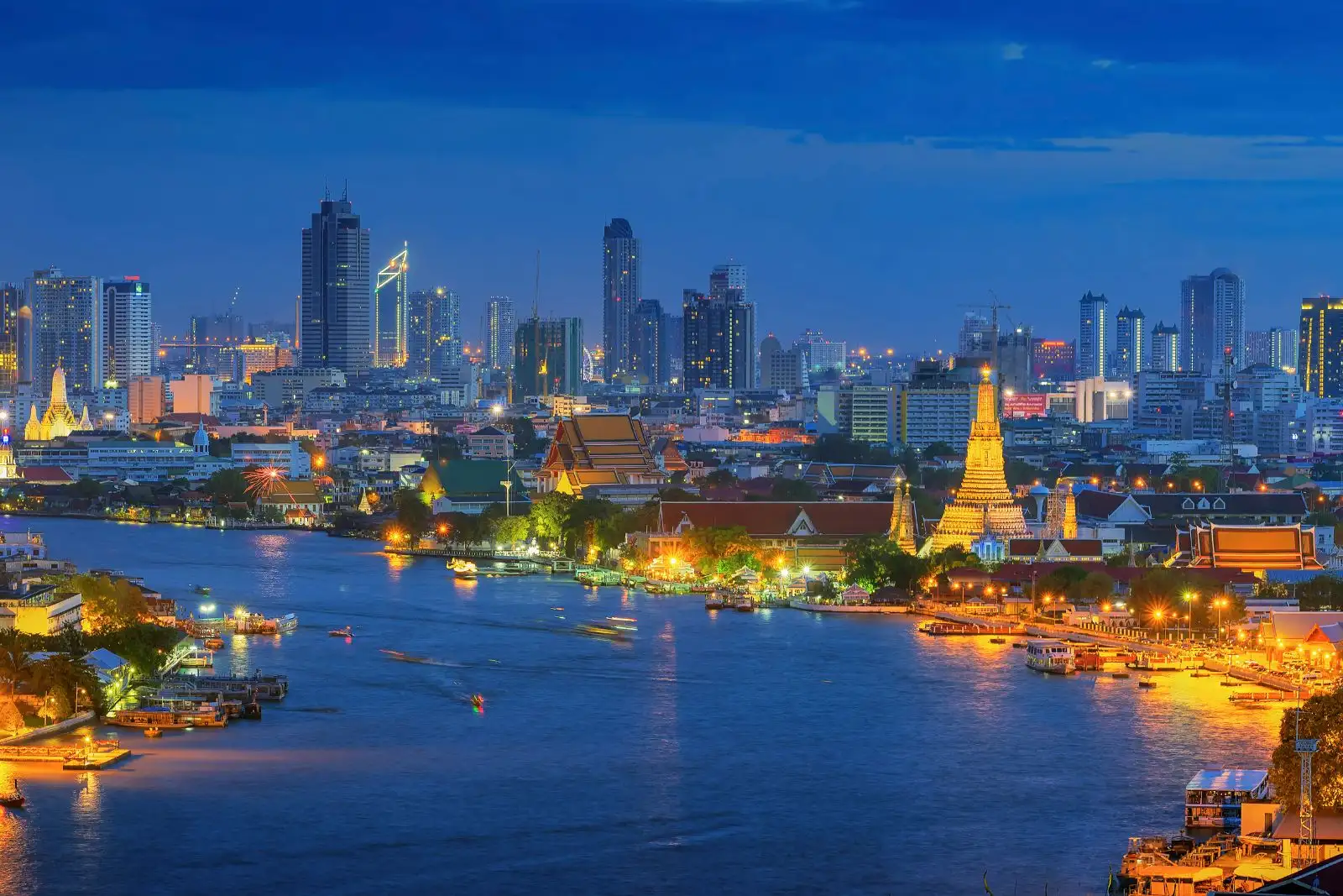 The Chao Phraya riverside, Bangkok