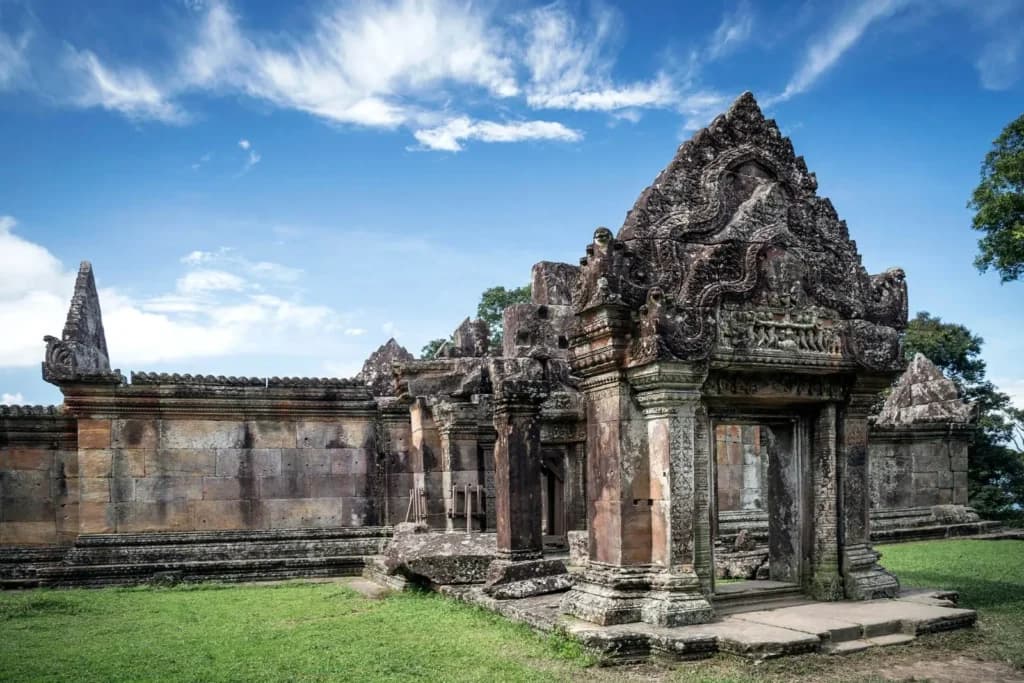Preah Vihear ancient temple ruins, Cambodia