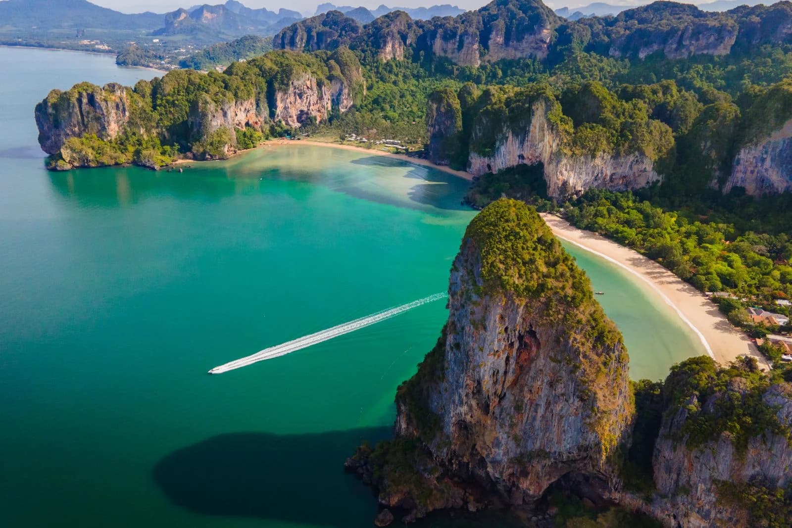 Railey Beach in Krabi Province, Thailand