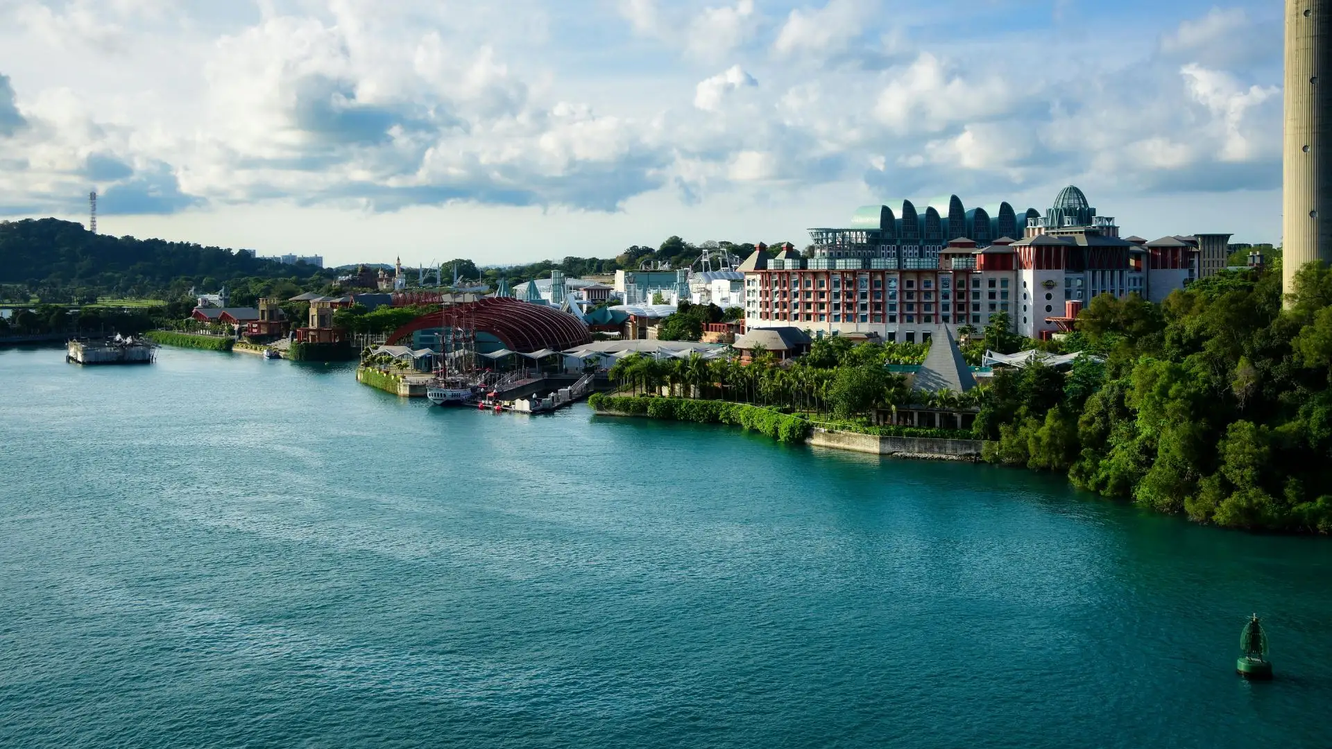 Scenic view of Sentosa Island, Singapore
