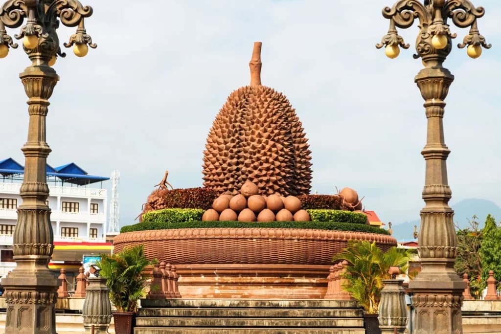 Durian statue, Kampot, Cambodia