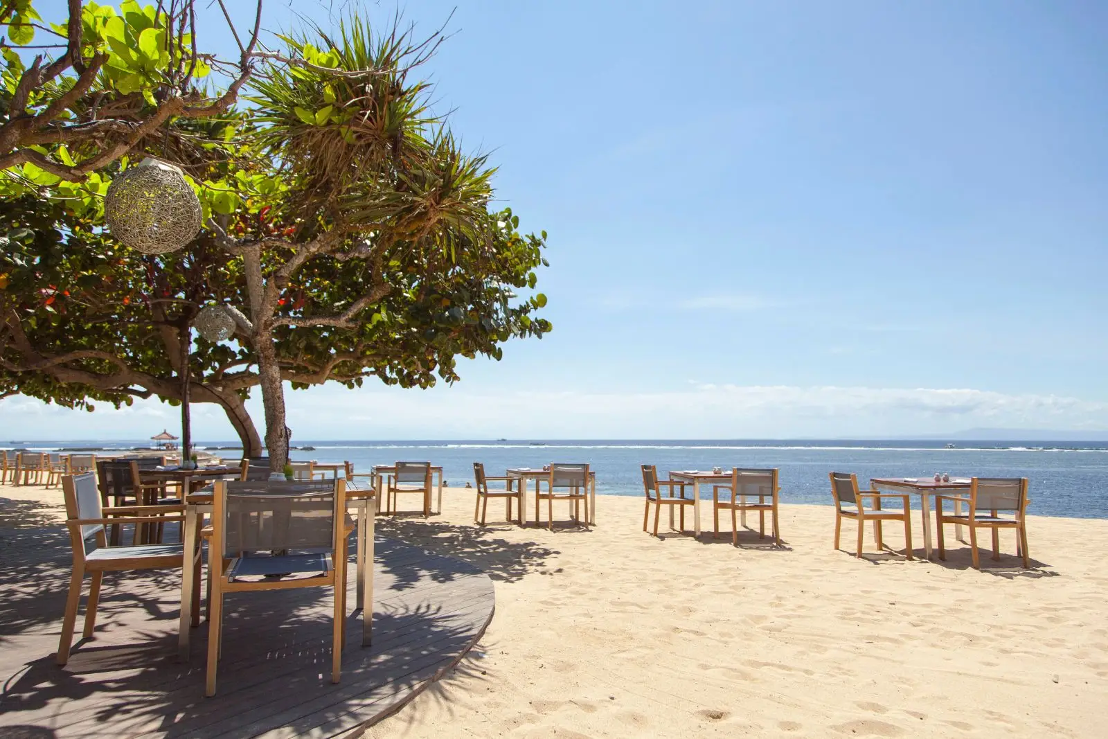 Nusa Dua beach, where the first nights are spent