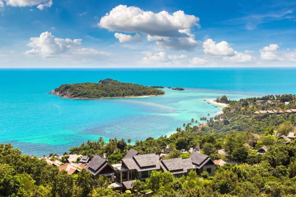 Tropical sea in Koh Samui island, Thailand