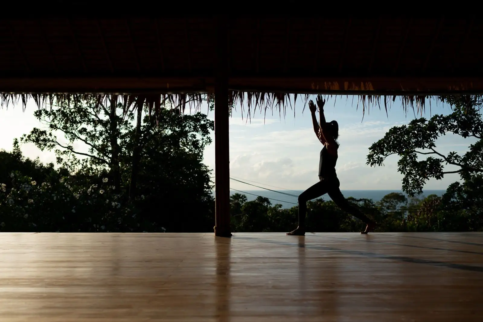 An evening yoga session, Koh Samui