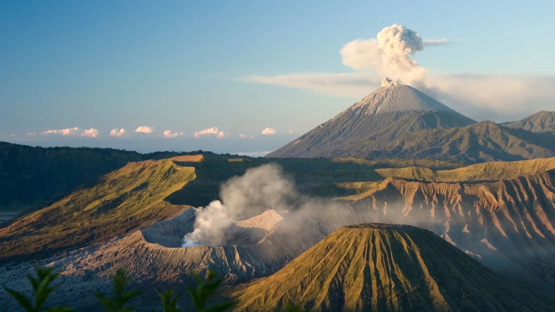 Mount Bromo volcano at sunrise, Indonesia